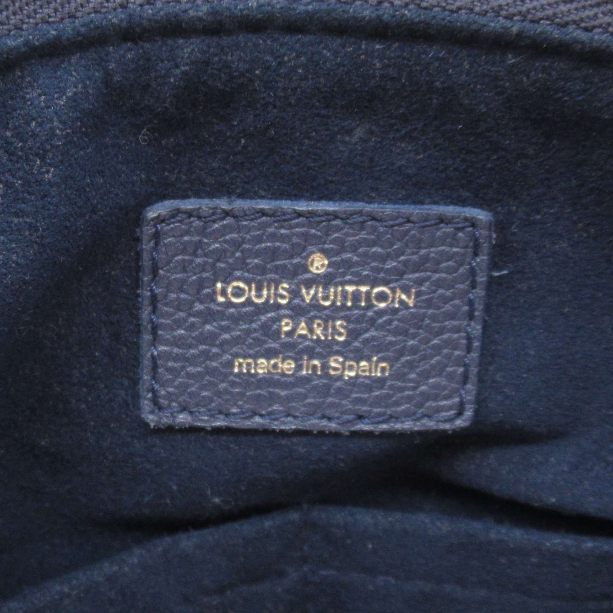 LOUIS VUITTON Pallas Navy Marine Monogram PVC coated canvas M44042