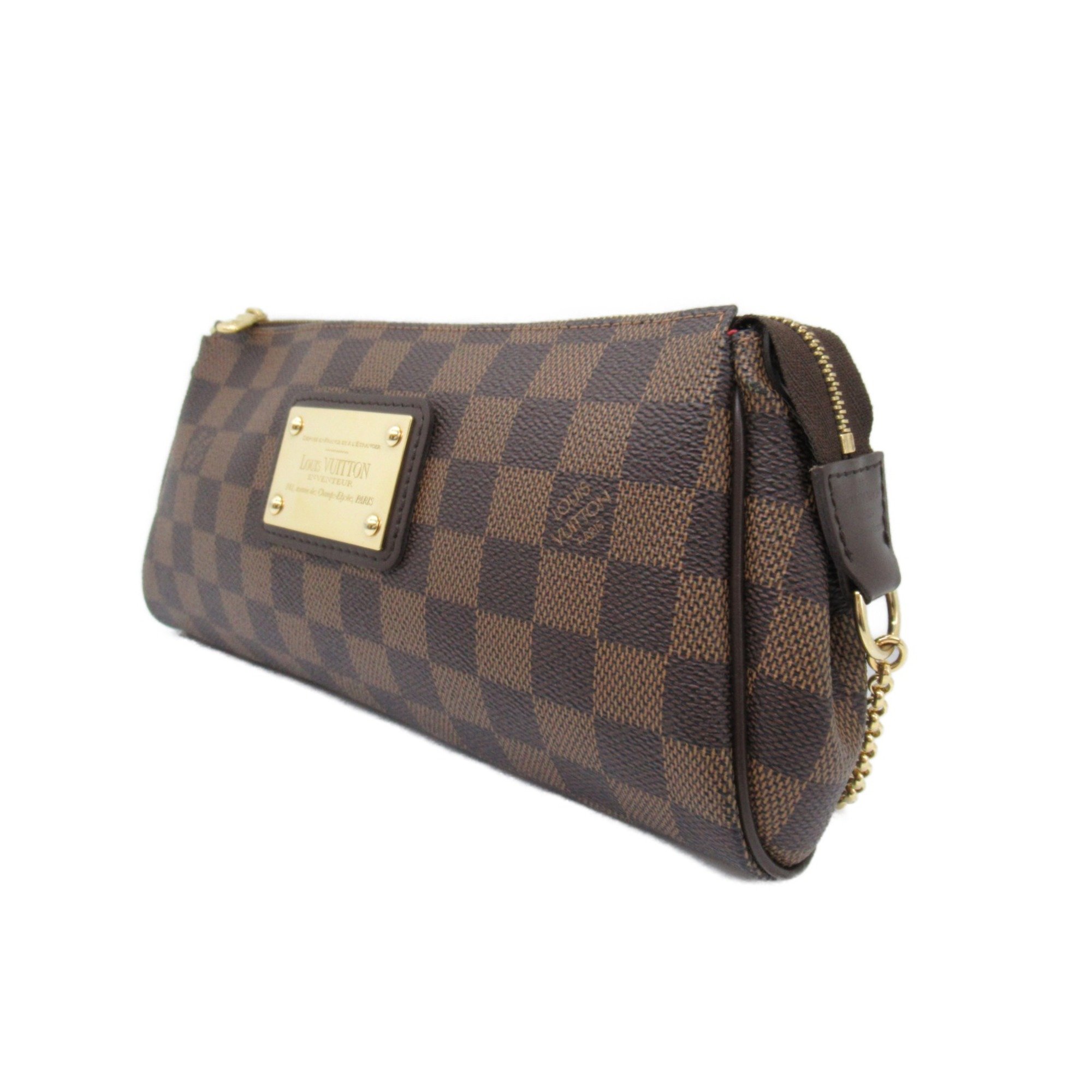 LOUIS VUITTON Eva Brown Ebene Damier PVC coated canvas N55213