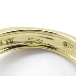 TIFFANY&CO Vintage Ribbon Ring Clear K18 (Yellow Gold) Clear