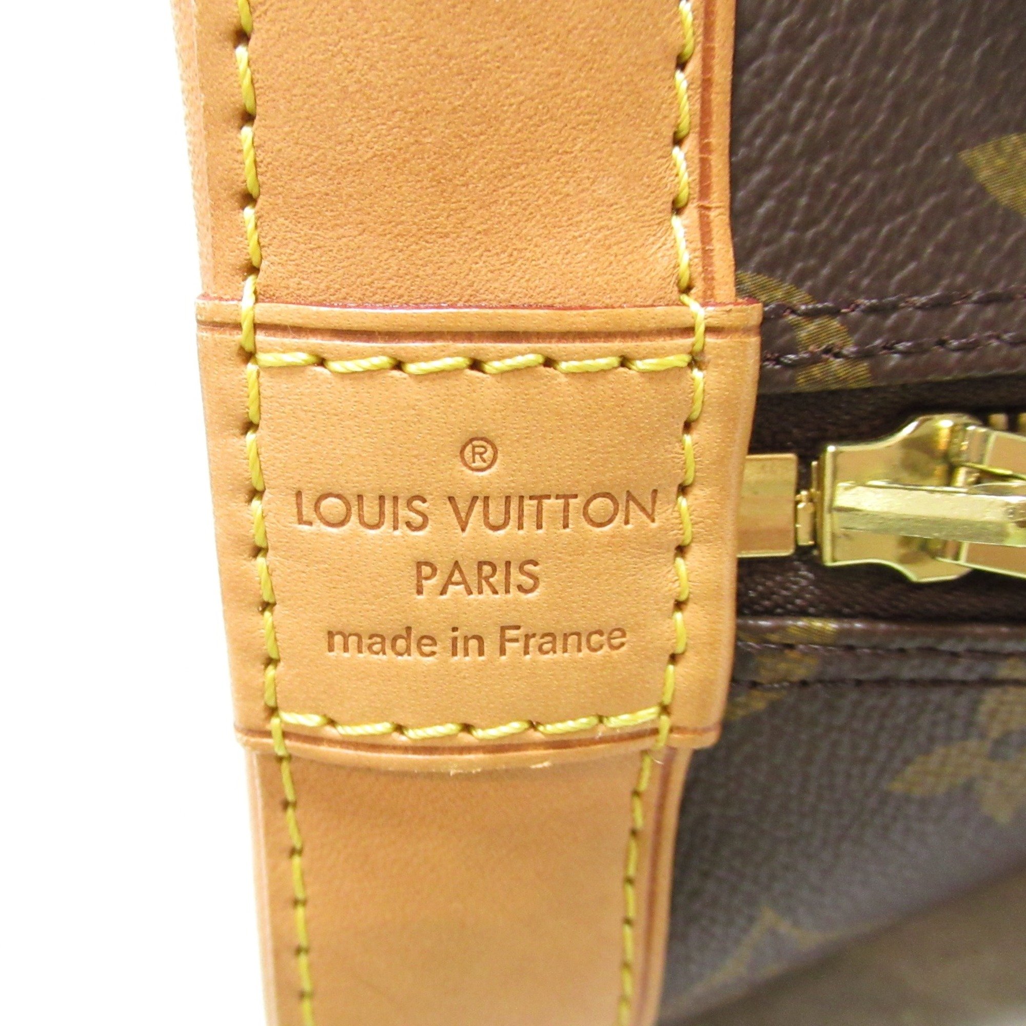 LOUIS VUITTON ALMA PM handbag Brown Monogram PVC coated canvas M53151