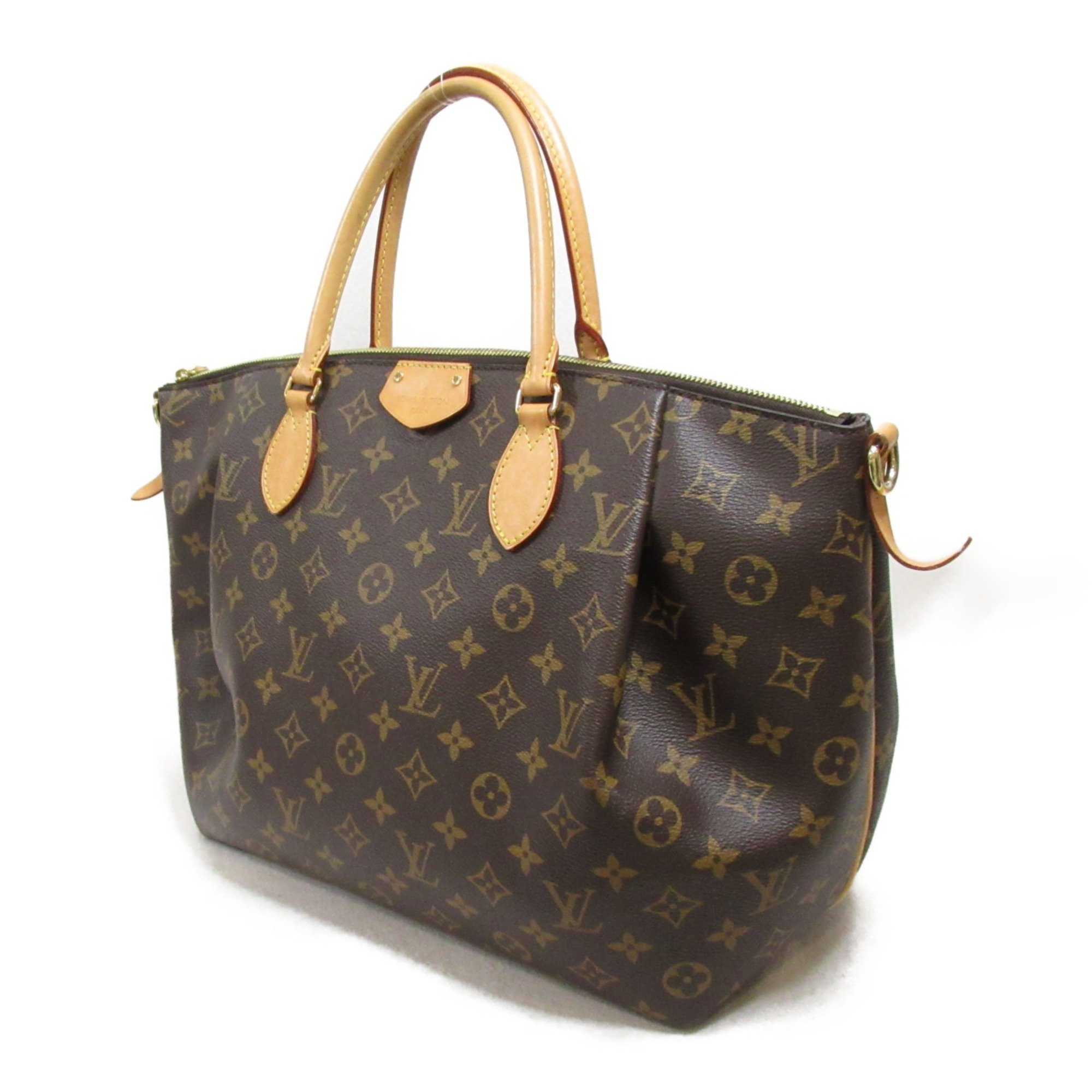 LOUIS VUITTON Turen GM Shoulder Bag Brown PVC coated canvas M48815