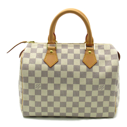 LOUIS VUITTON Speedy 25 handbag Gray Damier Azur PVC coated canvas N41534