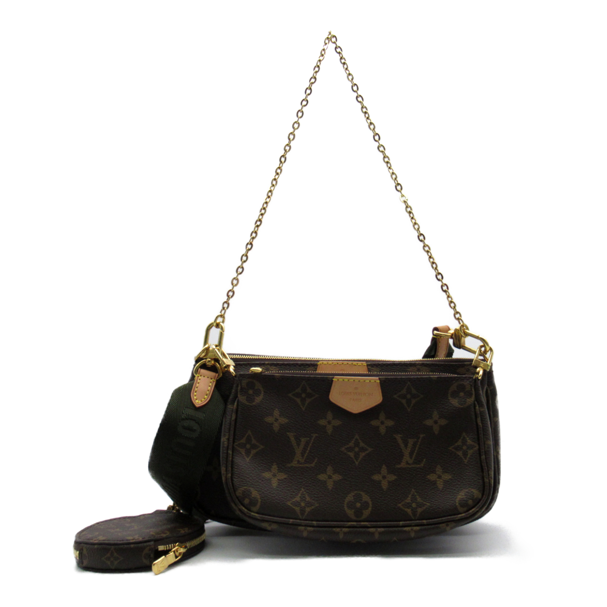 LOUIS VUITTON Multi Pochette Accessoires Accessory Pouch Brown Monogram PVC coated canvas M44813