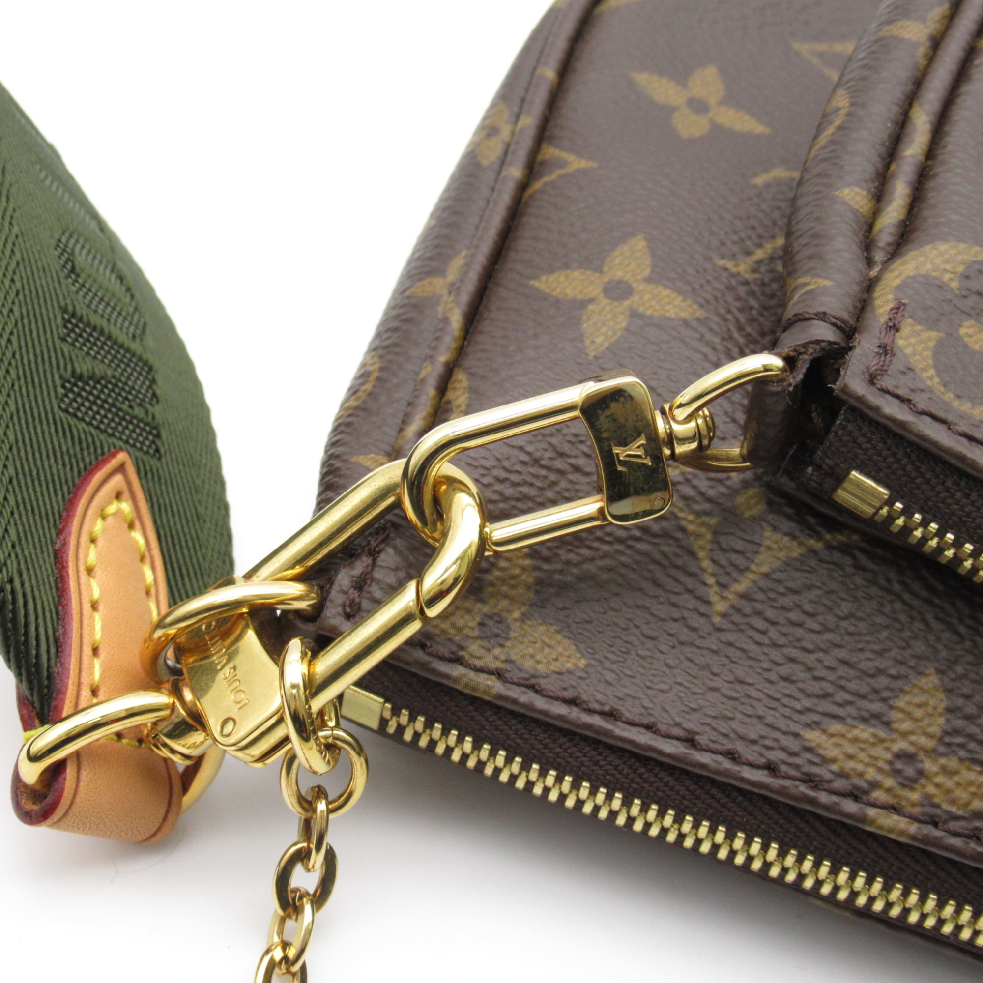 LOUIS VUITTON Multi Pochette Accessoires Accessory Pouch Brown Monogram PVC coated canvas M44813