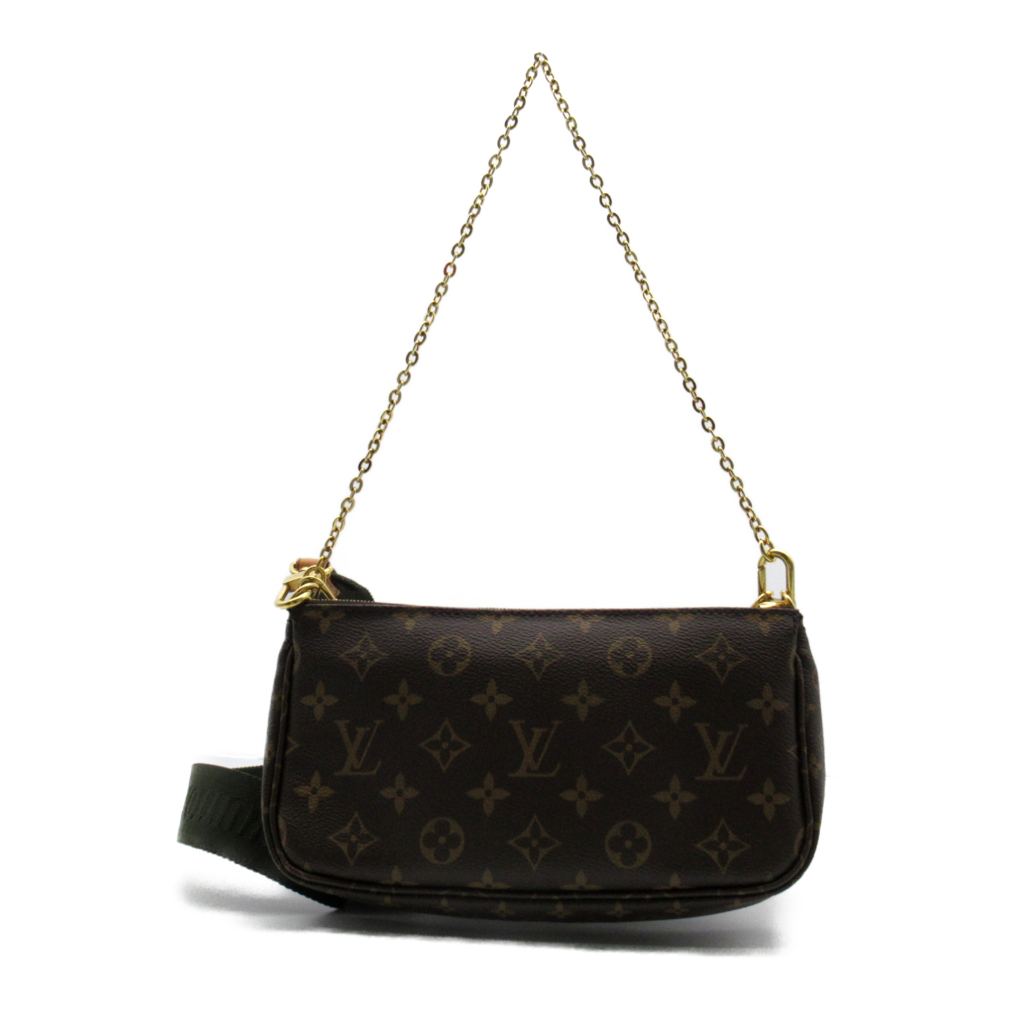 LOUIS VUITTON Multi Pochette Accessoires Accessory Pouch Brown Monogram PVC coated canvas M44813