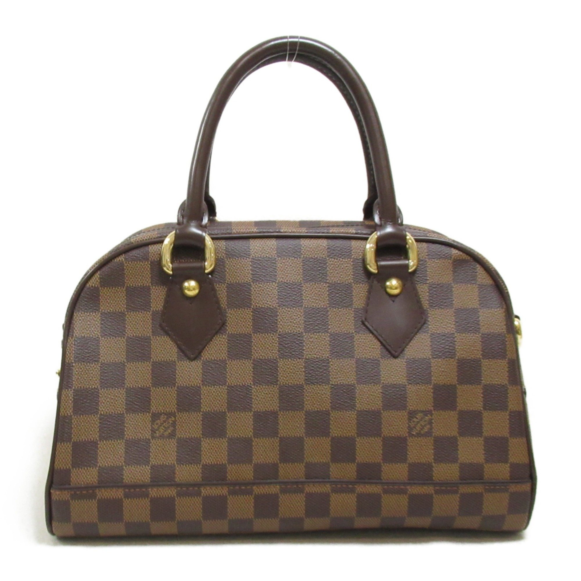 LOUIS VUITTON Duomo handbag Brown Ebene Damier PVC coated canvas N60008