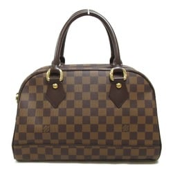 LOUIS VUITTON Duomo handbag Brown Ebene Damier PVC coated canvas N60008