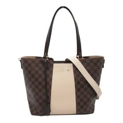 LOUIS VUITTON Jersey Brown White claim Damier PVC coated canvas N44022