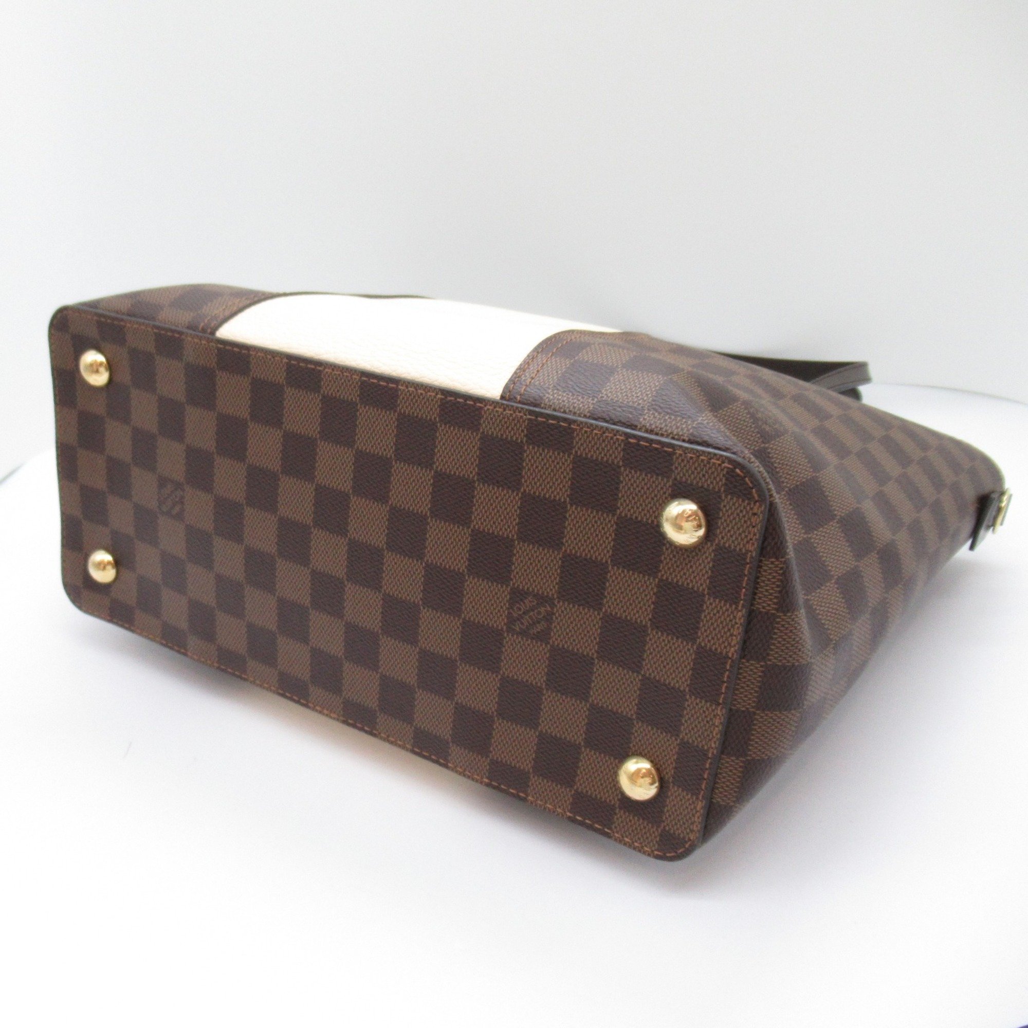 LOUIS VUITTON Jersey Brown White claim Damier PVC coated canvas N44022