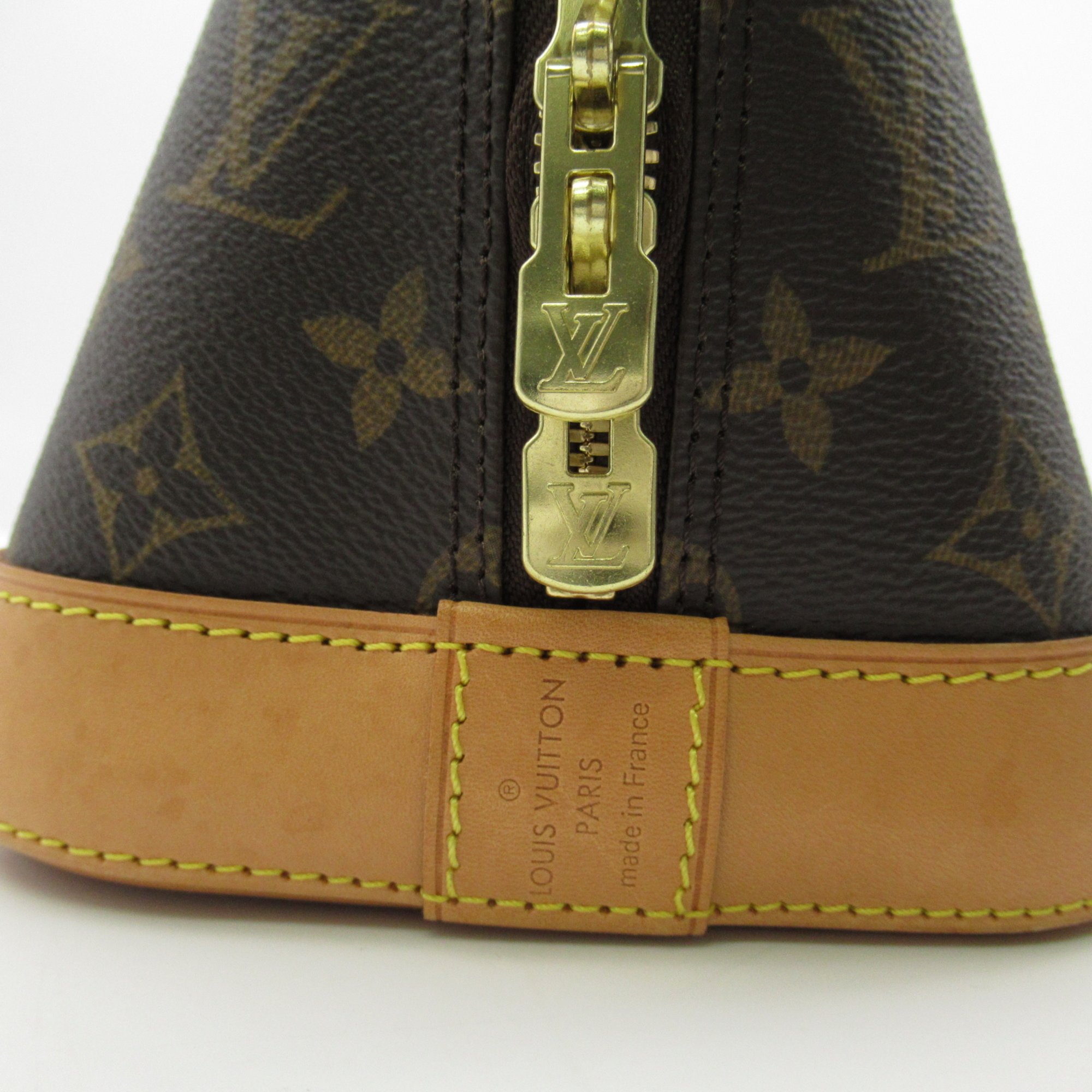 LOUIS VUITTON ALMA PM handbag Brown Monogram PVC coated canvas M53151