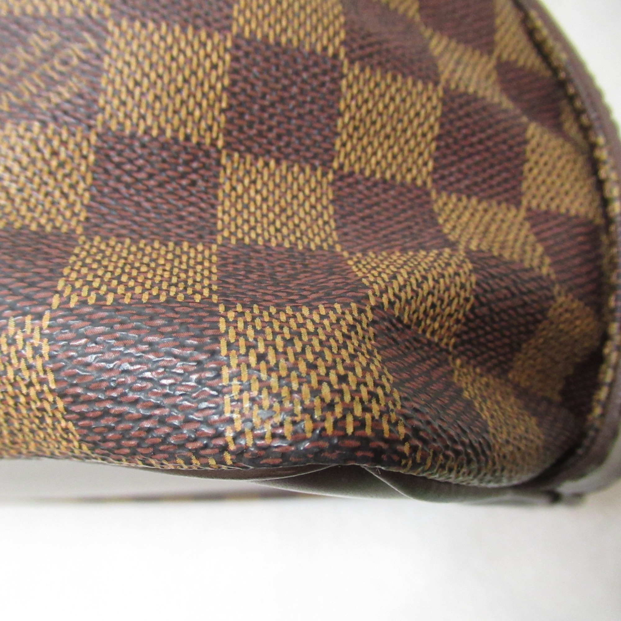 LOUIS VUITTON Chelsea Tote Bag Brown Ebene Damier PVC coated canvas N51119