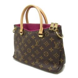 LOUIS VUITTON Pallas BB Shoulder Bag Brown Pink Monogram PVC coated canvas M41634