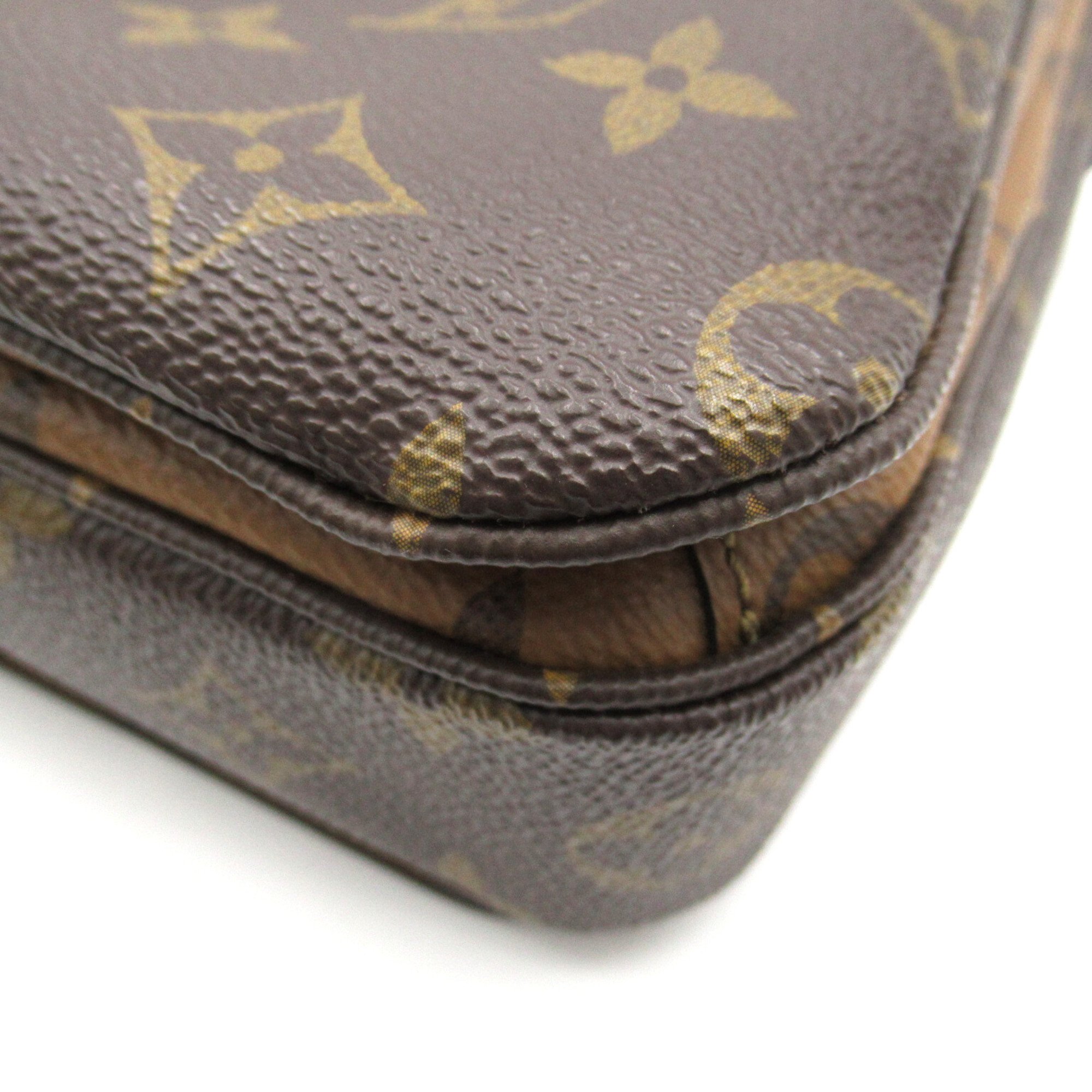 LOUIS VUITTON Pochette Metis MM Brown Monogram Reverse PVC coated canvas M44876