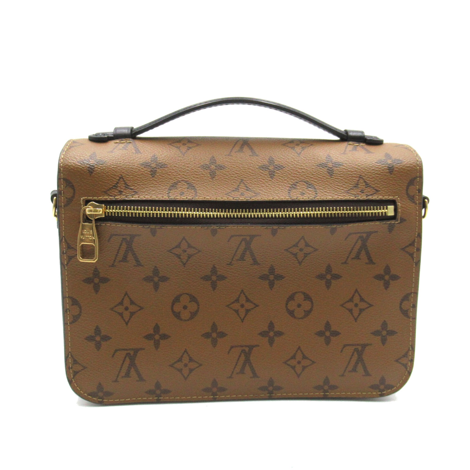 LOUIS VUITTON Pochette Metis MM Brown Monogram Reverse PVC coated canvas M44876