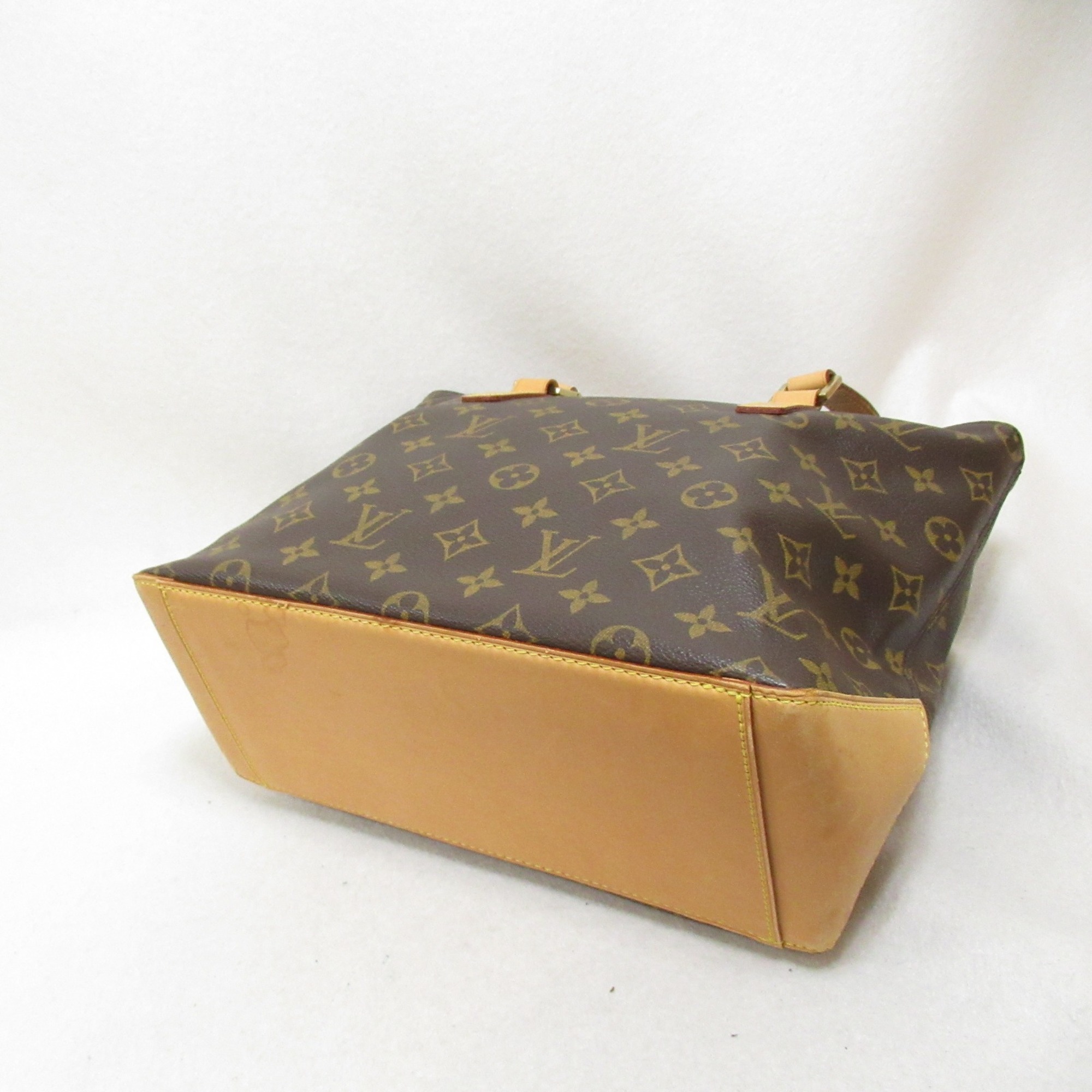 LOUIS VUITTON Cabas Piano Tote Bag Brown Monogram PVC coated canvas M51148