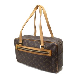 LOUIS VUITTON Cite GM Shoulder Bag Brown Monogram PVC coated canvas M51181