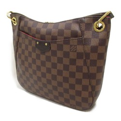 LOUIS VUITTON South Bank Shoulder Bag Brown Ebene Damier PVC coated canvas N42230