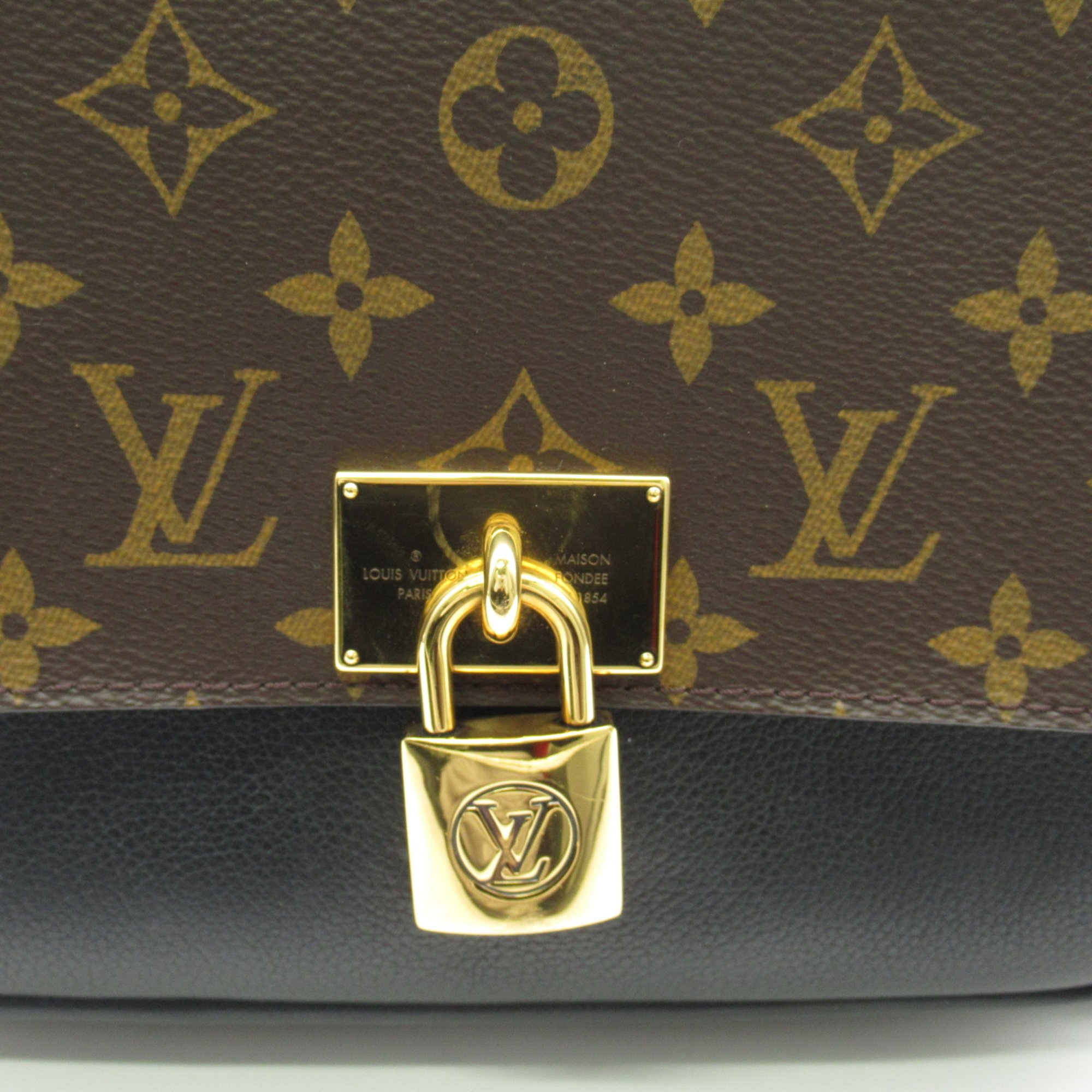 LOUIS VUITTON Marignan Brown Black Monogram PVC coated canvas M44259