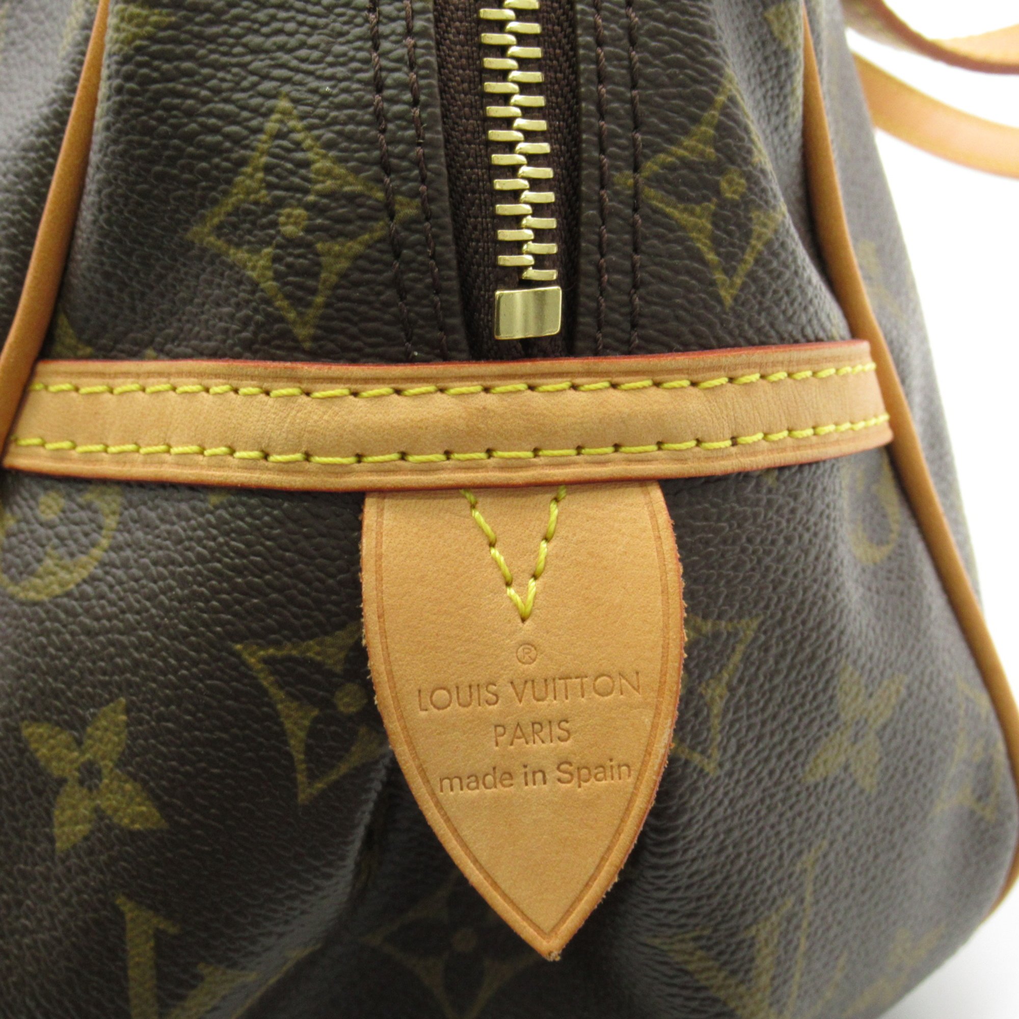 LOUIS VUITTON Montorgueil PM Shoulder Bag Brown Monogram PVC coated canvas M95565