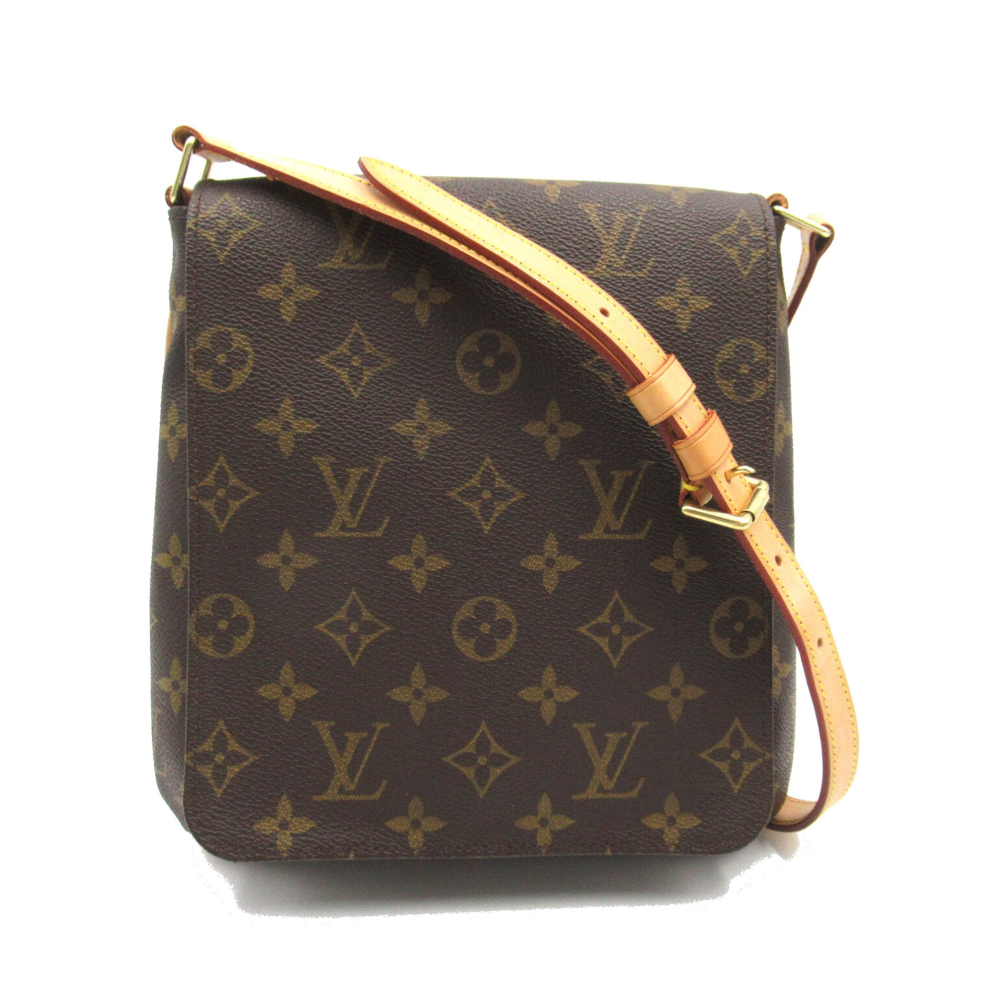 LOUIS VUITTON Musette Salsa Short Shoulder Bag Brown Monogram PVC coated canvas M51258