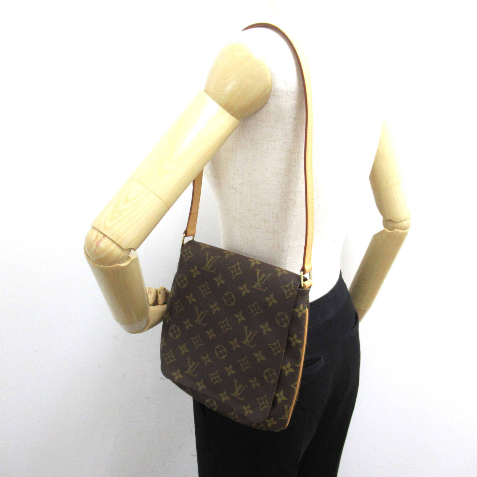 LOUIS VUITTON Musette Salsa Short Shoulder Bag Brown Monogram PVC coated canvas M51258