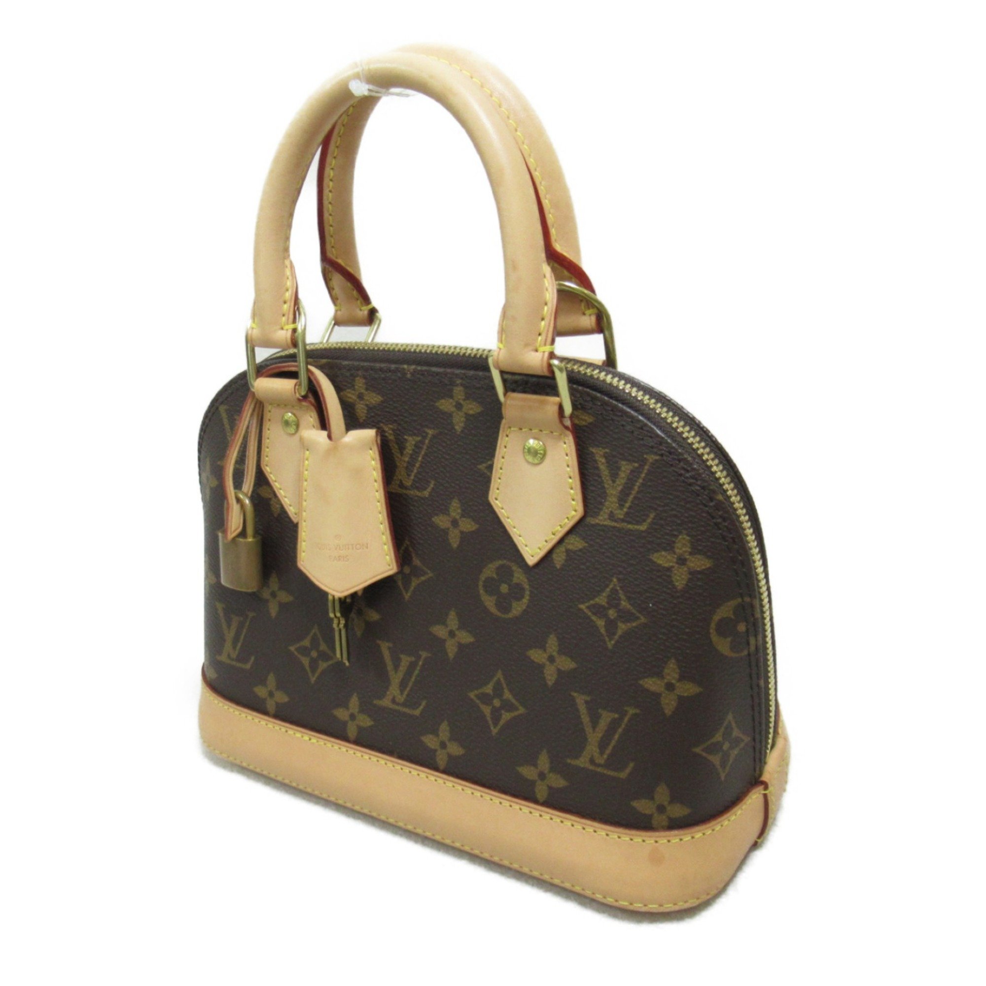 LOUIS VUITTON Alma BB 2way Shoulder Bag Brown Monogram PVC coated canvas M53152