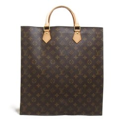 LOUIS VUITTON Sac Plat Tote Bag Brown Monogram PVC coated canvas M51140