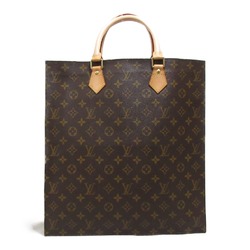 LOUIS VUITTON Sac Plat Tote Bag Brown Monogram PVC coated canvas M51140