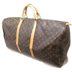 LOUIS VUITTON Keepol 60 Boston bag Brown Monogram PVC coated canvas M41422