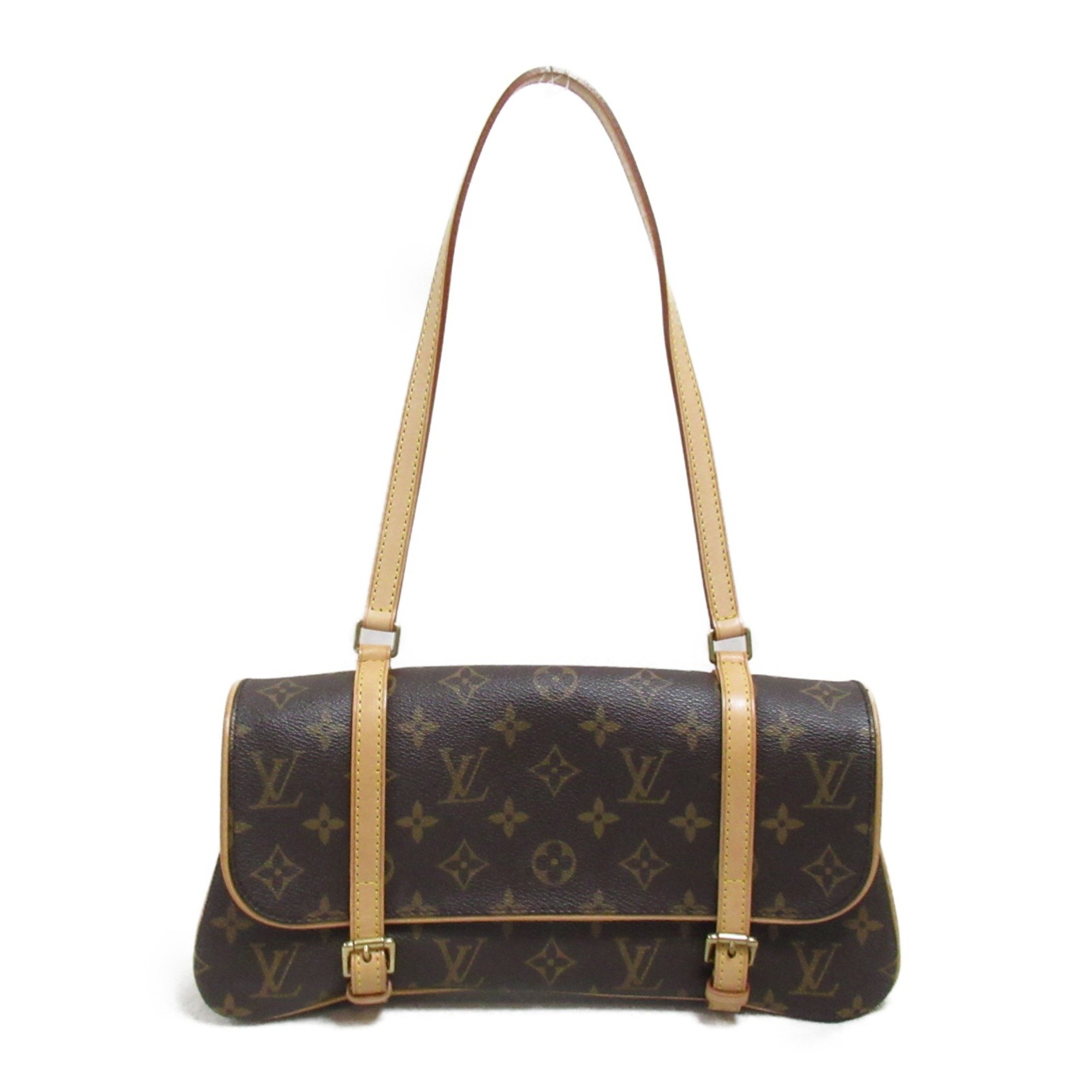 LOUIS VUITTON Murrell Shoulder Bag Brown Monogram PVC coated canvas M51157