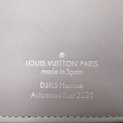 LOUIS VUITTON Zippy wallet Vertical Silver Monogram Mirage PVC coated canvas M80808