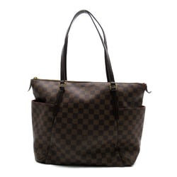 LOUIS VUITTON Totally MM Shoulder Bag Brown Damier PVC coated canvas N41281