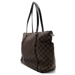 LOUIS VUITTON Totally MM Shoulder Bag Brown Damier PVC coated canvas N41281