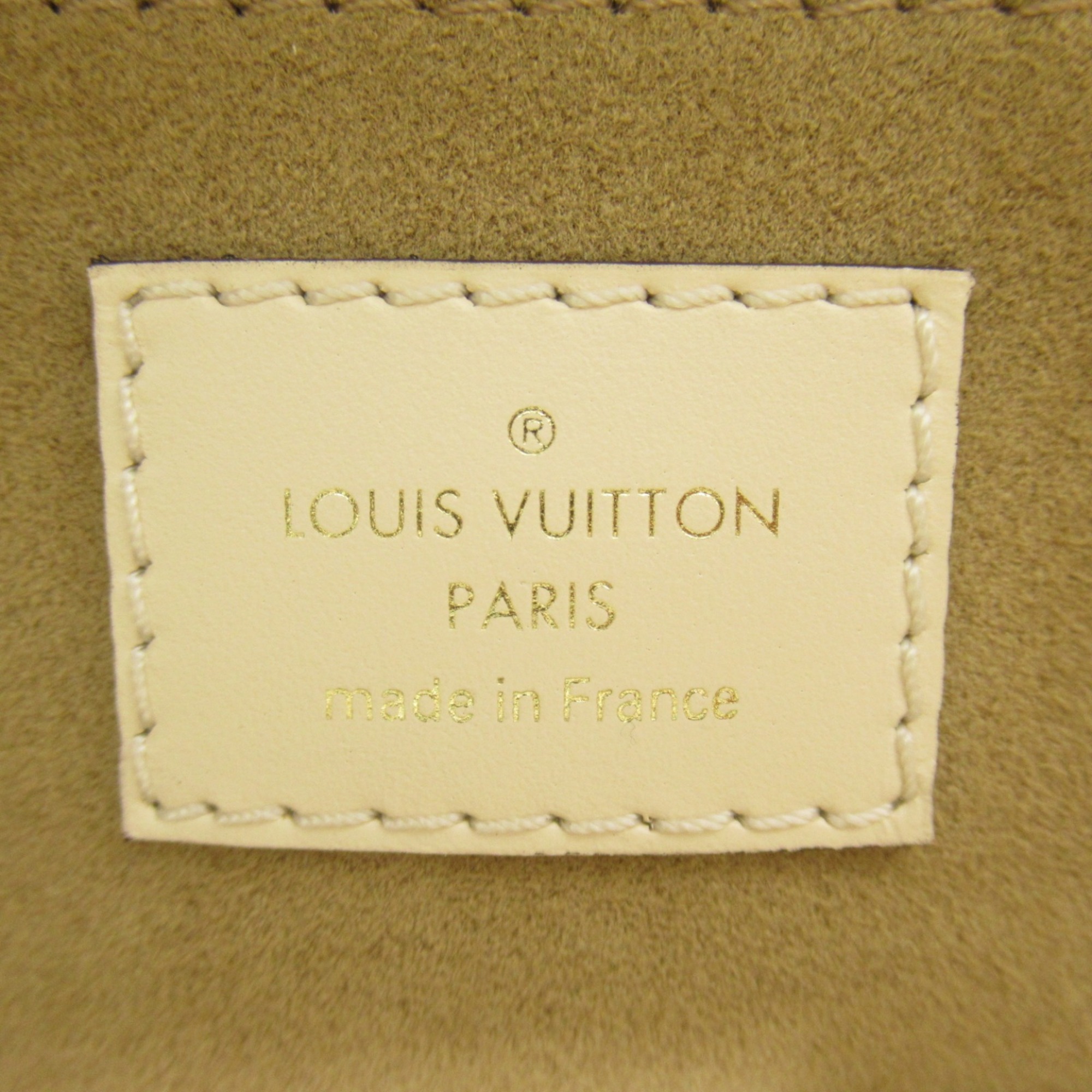 LOUIS VUITTON On the Go GM 2way Tote Bag Beige claim Monogram empreinte leather M45081