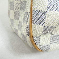 LOUIS VUITTON Siracusa MM Shoulder Bag Beige Damier Azur PVC coated canvas N41112