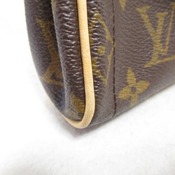 LOUIS VUITTON Pochette Beverly Shoulder Bag Brown Monogram PVC coated canvas M40122