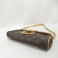 LOUIS VUITTON Pochette Beverly Shoulder Bag Brown Monogram PVC coated canvas M40122