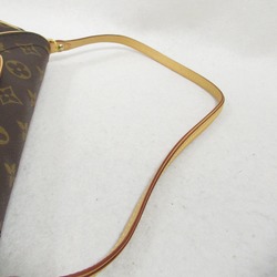 LOUIS VUITTON Pochette Beverly Shoulder Bag Brown Monogram PVC coated canvas M40122