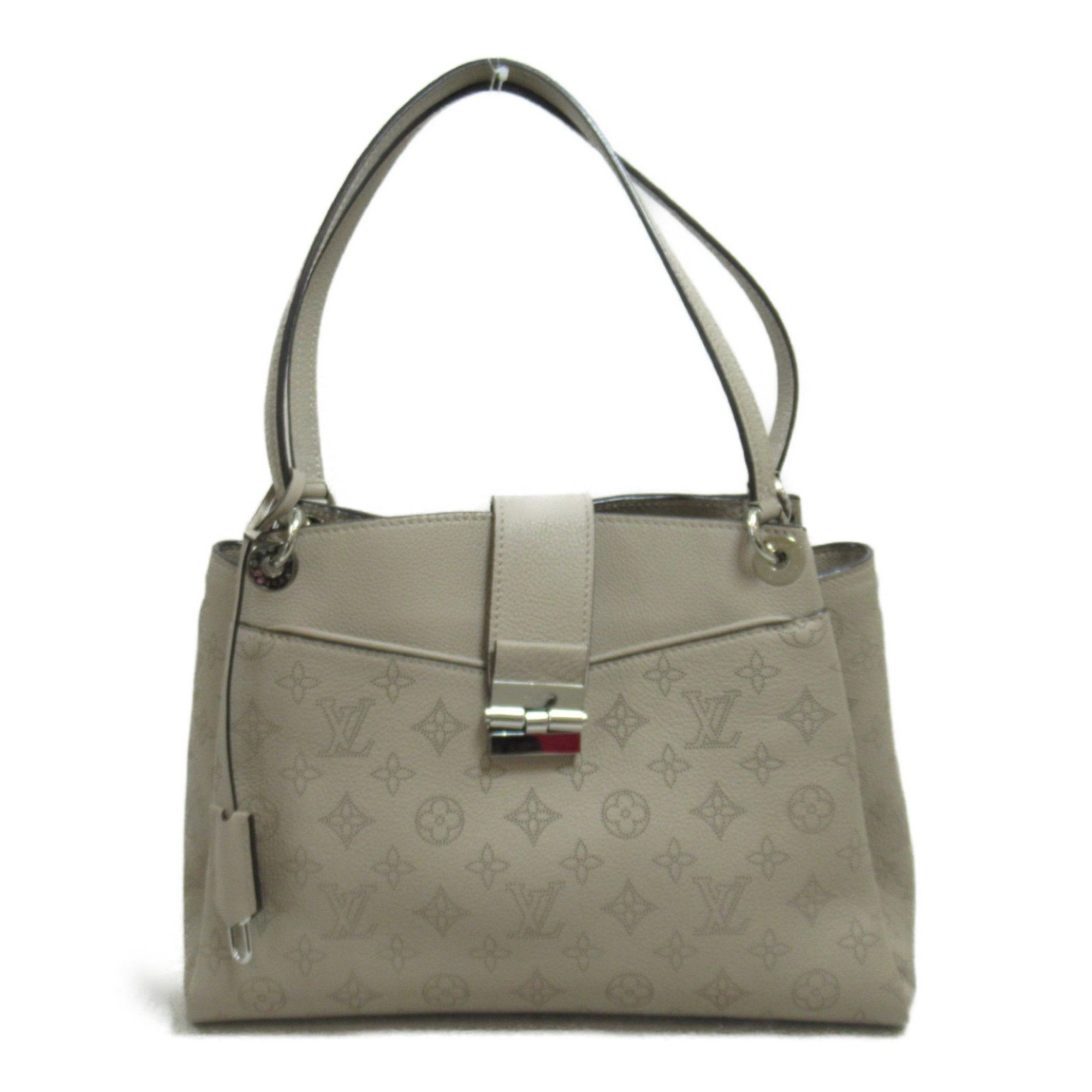 LOUIS VUITTON Svres Tote Bag Shoulder Bag Gray Galet Mahina leather M41791