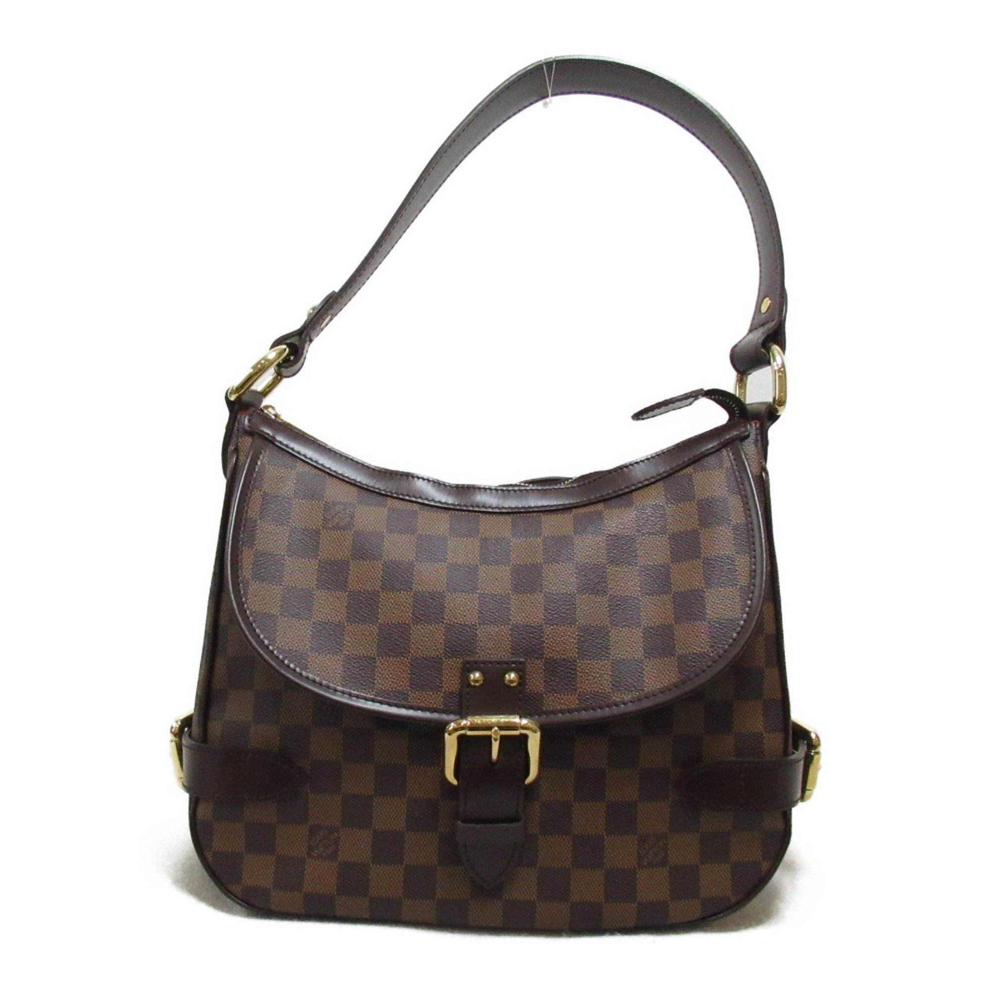 LOUIS VUITTON Highbury Shoulder Bag Brown Ebene Damier PVC coated canvas N51200