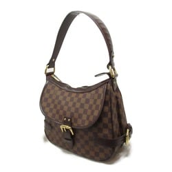 LOUIS VUITTON Highbury Shoulder Bag Brown Ebene Damier PVC coated canvas N51200