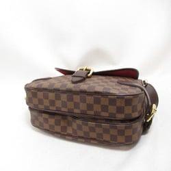 LOUIS VUITTON Highbury Shoulder Bag Brown Ebene Damier PVC coated canvas N51200