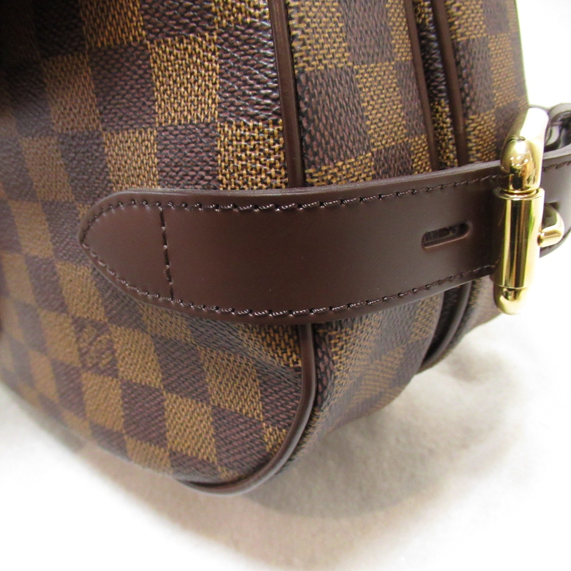 LOUIS VUITTON Highbury Shoulder Bag Brown Ebene Damier PVC coated canvas N51200