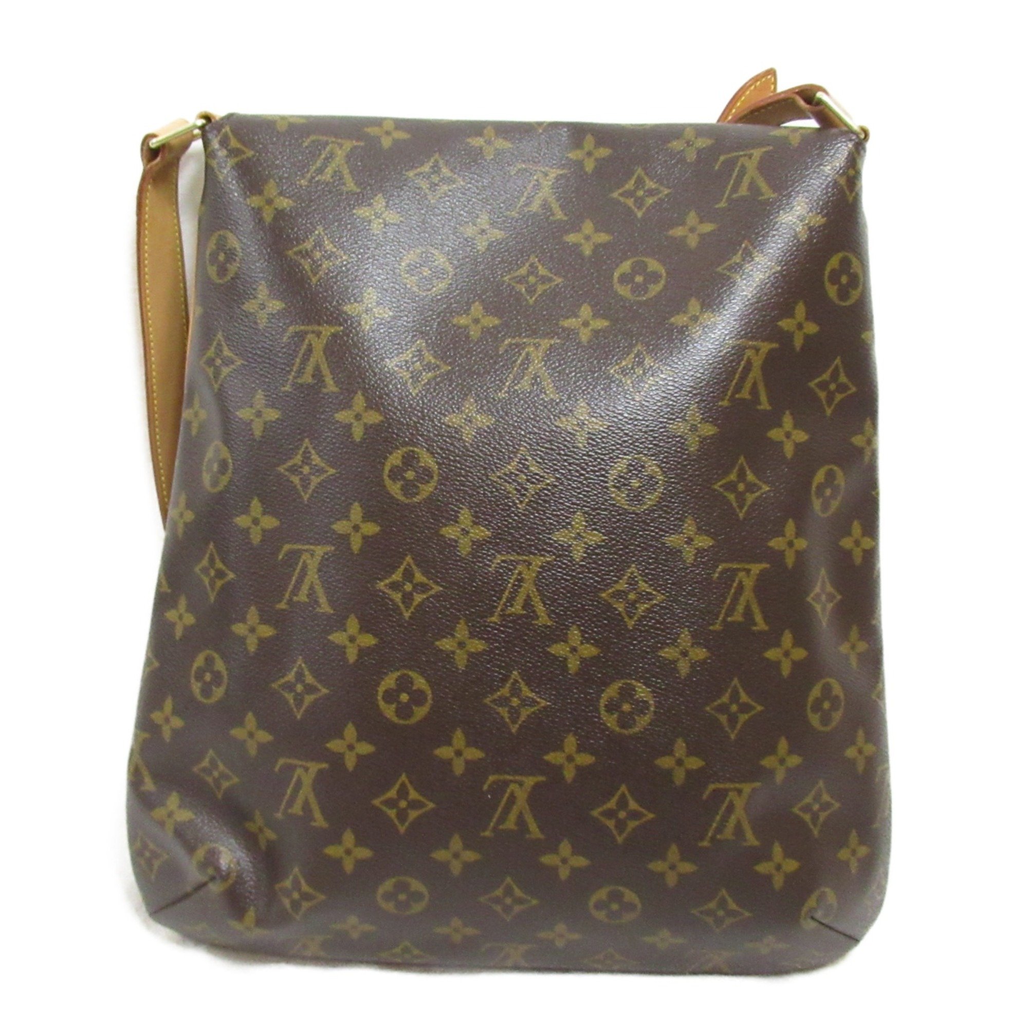 LOUIS VUITTON Musette Shoulder Bag Brown Monogram PVC coated canvas M51256