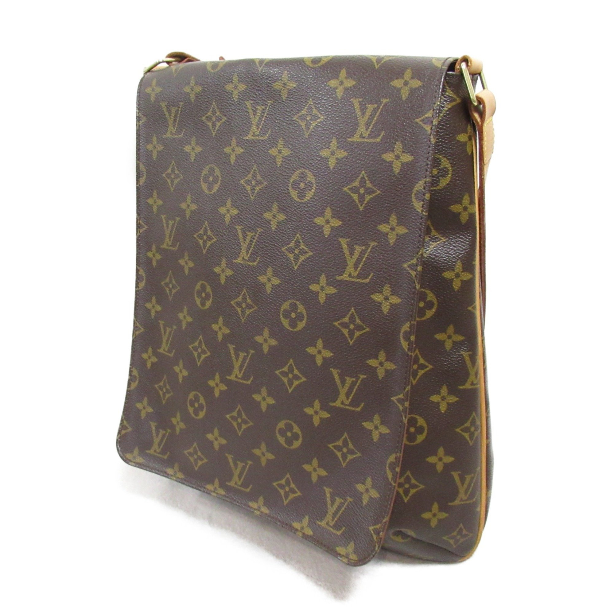 LOUIS VUITTON Musette Shoulder Bag Brown Monogram PVC coated canvas M51256