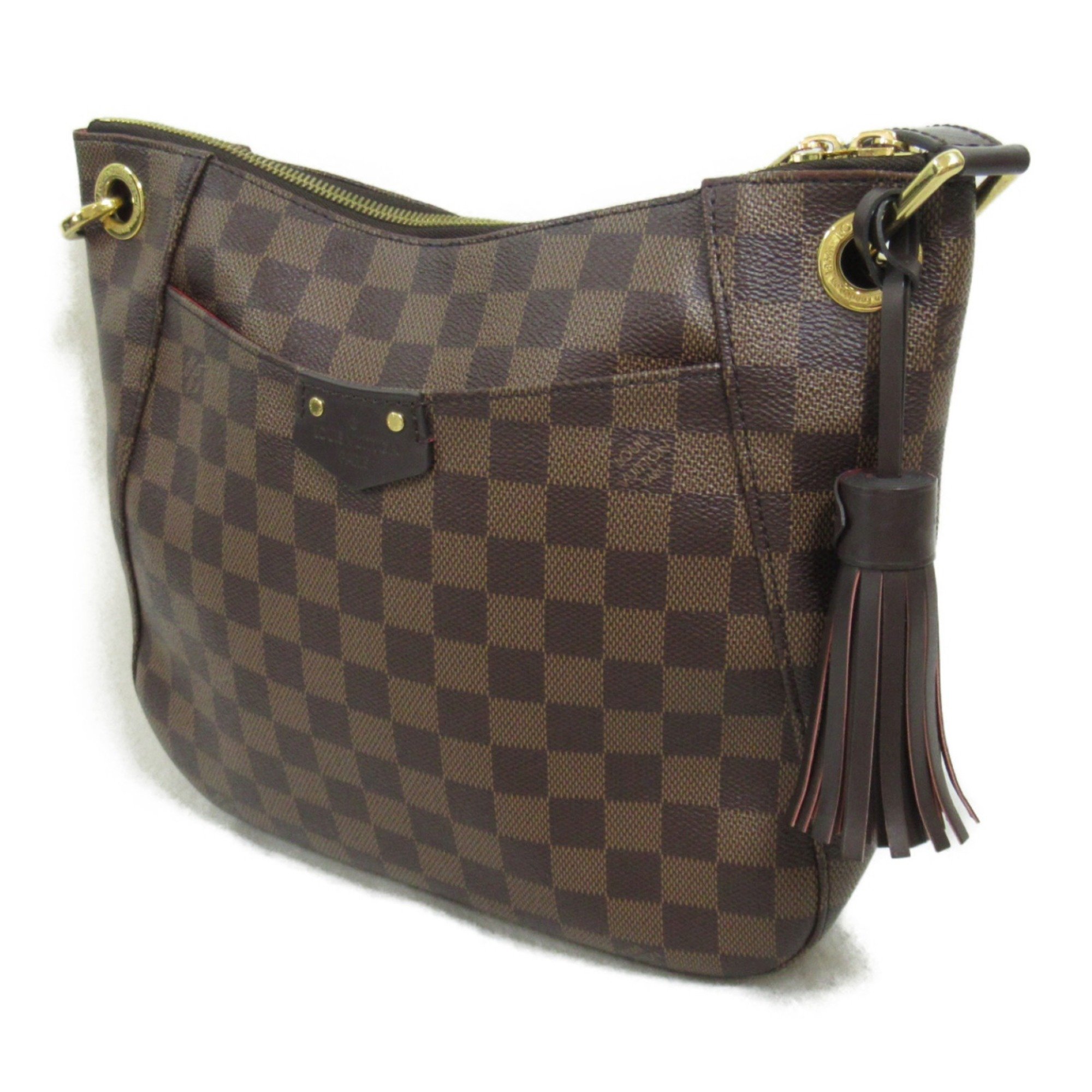 LOUIS VUITTON South Bank Shoulder Bag Brown Damier PVC coated canvas N42230