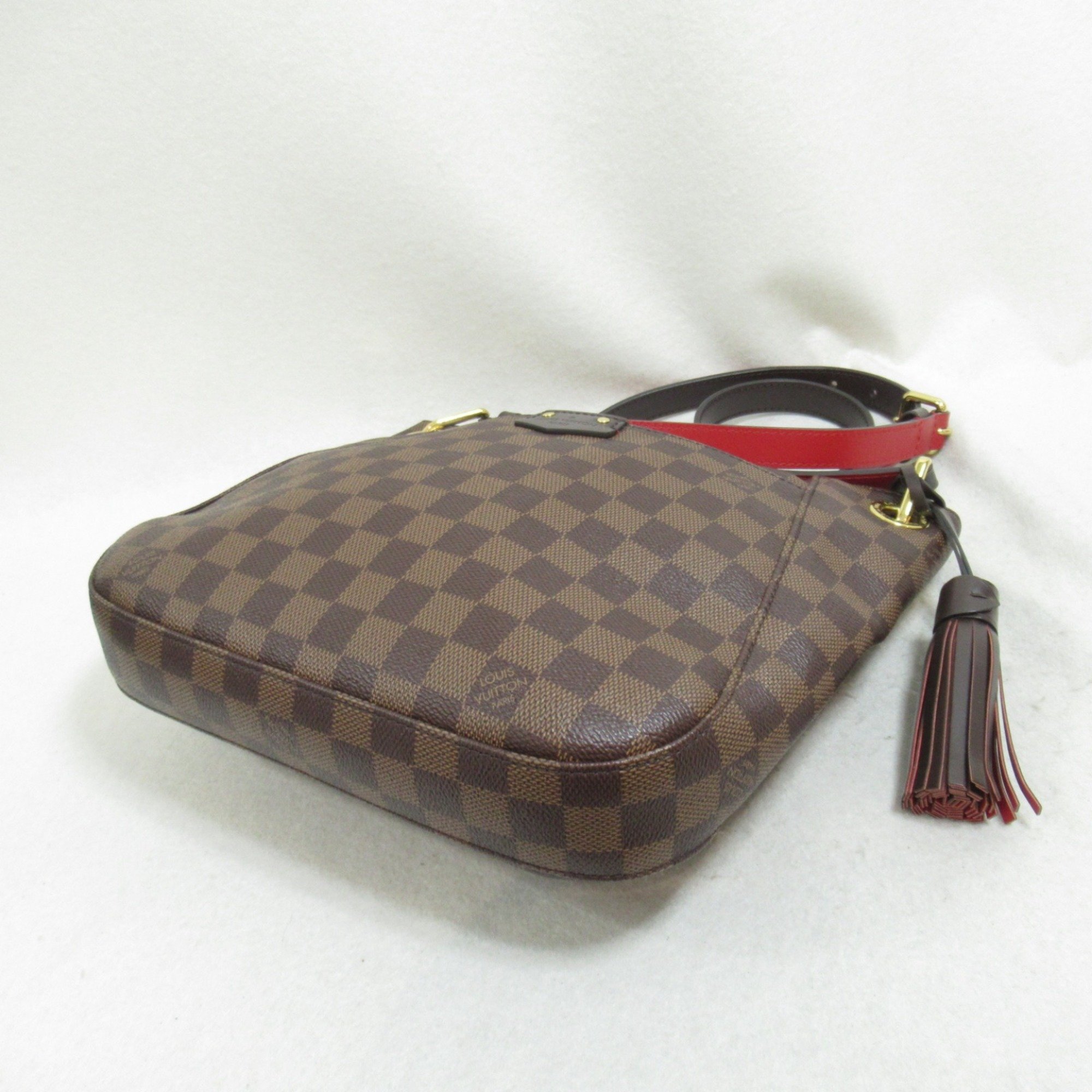 LOUIS VUITTON South Bank Shoulder Bag Brown Damier PVC coated canvas N42230