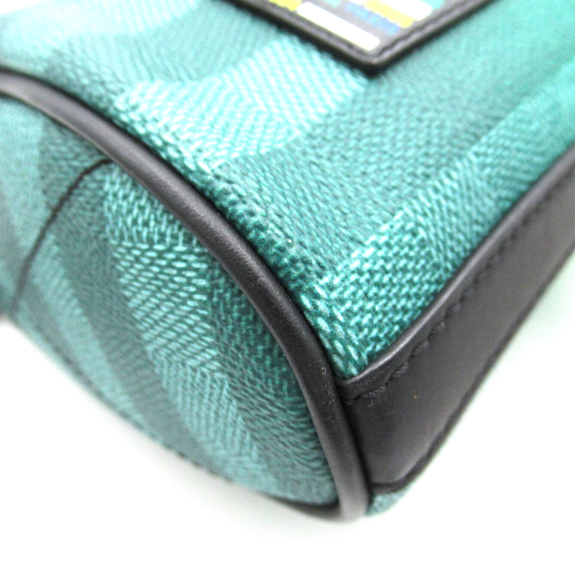 LOUIS VUITTON Sac Maran Messenger Green Yellow Damier stripe PVC coated canvas M59920