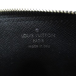 LOUIS VUITTON coin card holder coin purse Black Damier graphite PVC coated canvas N64038