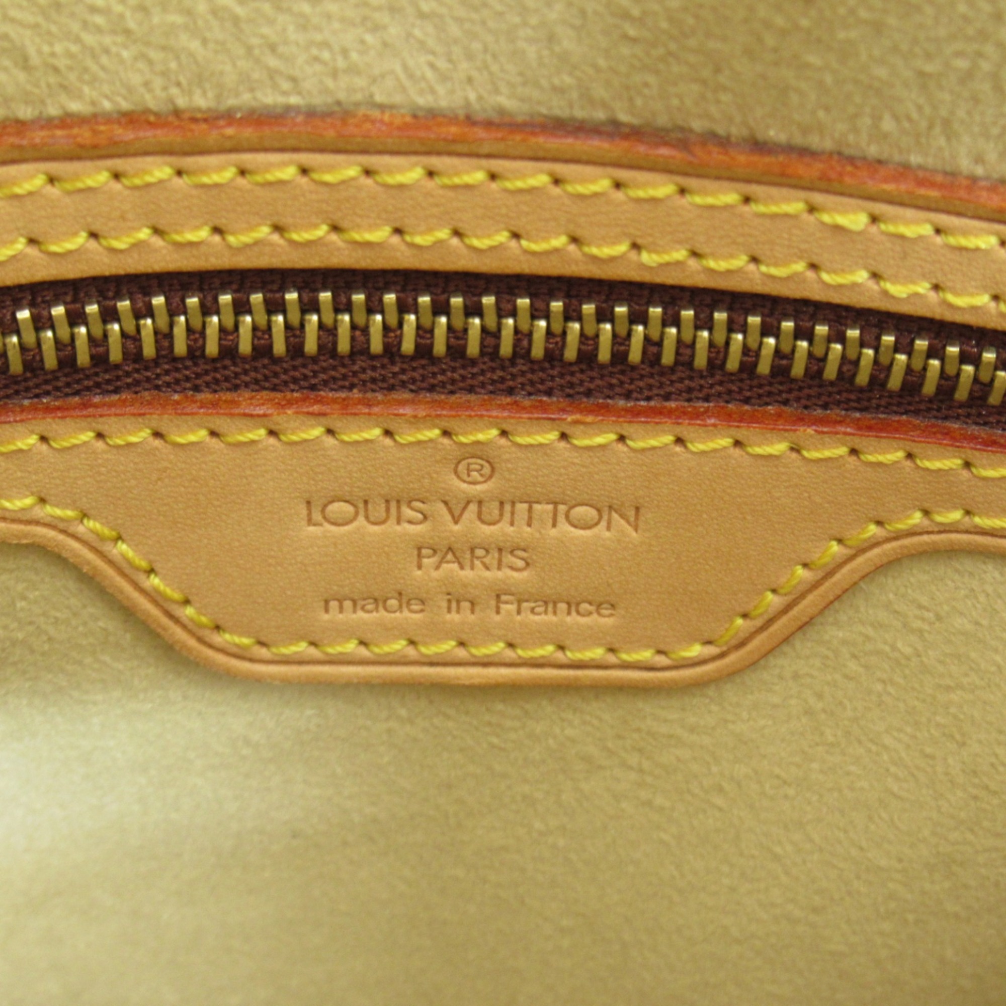 LOUIS VUITTON Looping Shoulder Bag Brown Monogram PVC coated canvas M51145